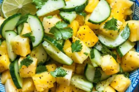 Pineapple & Cucumber Salad
